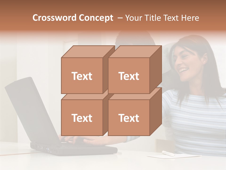 Graphic Typing Royaltyfree PowerPoint Template