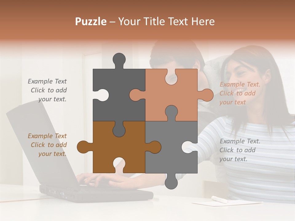 Graphic Typing Royaltyfree PowerPoint Template