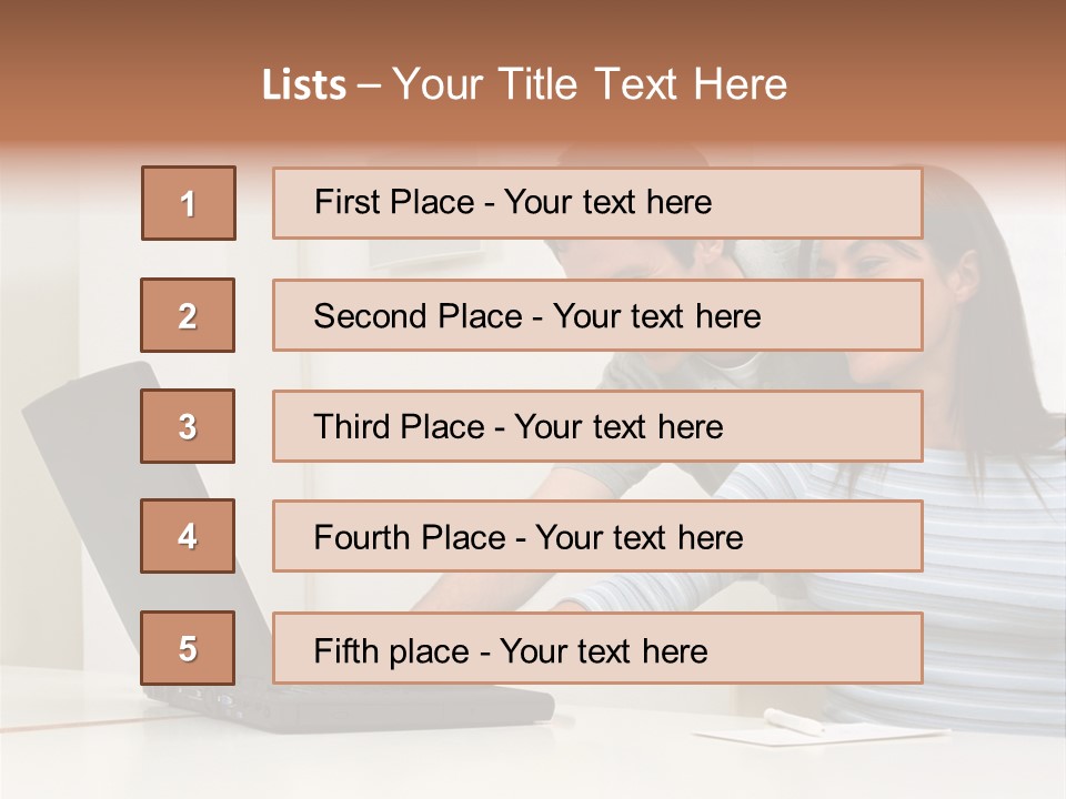 Graphic Typing Royaltyfree PowerPoint Template