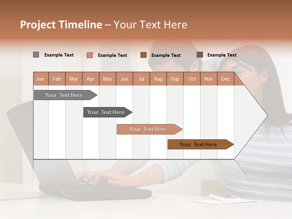 Graphic Typing Royaltyfree PowerPoint Template