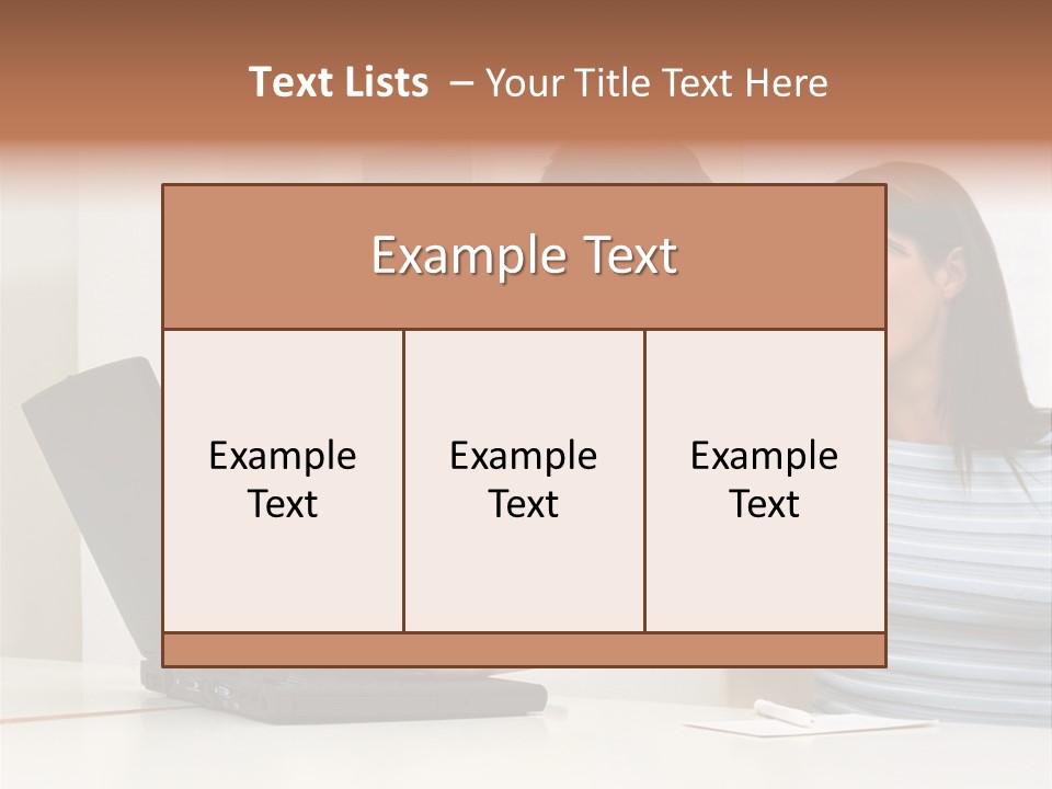 Graphic Typing Royaltyfree PowerPoint Template
