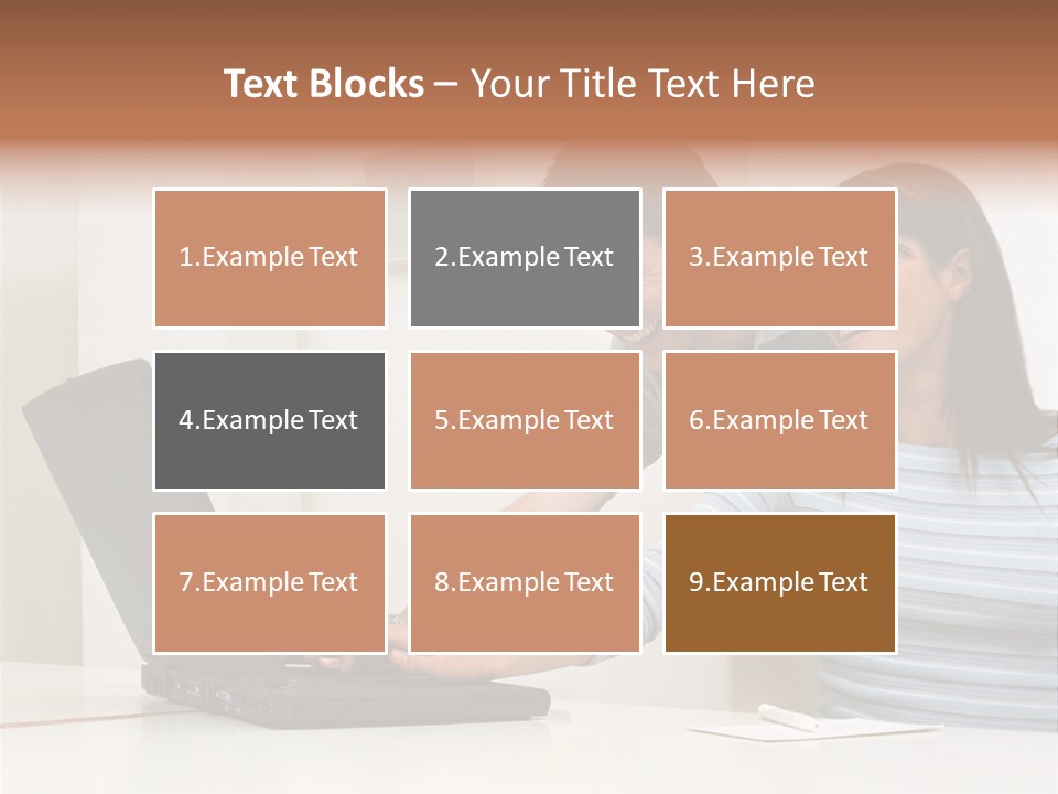 Graphic Typing Royaltyfree PowerPoint Template