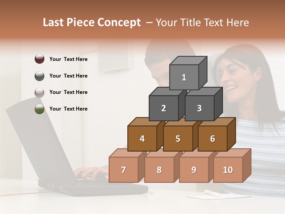 Graphic Typing Royaltyfree PowerPoint Template