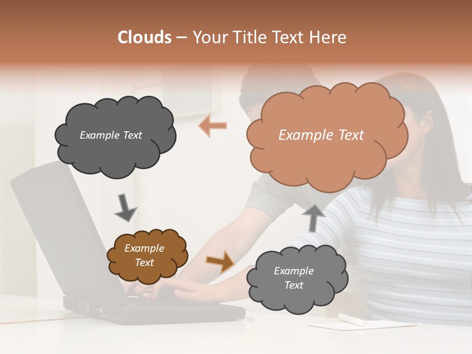 Graphic Typing Royaltyfree PowerPoint Template