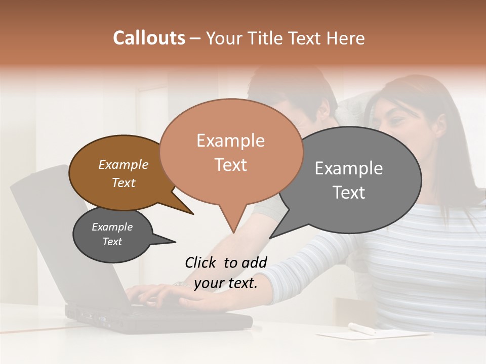 Graphic Typing Royaltyfree PowerPoint Template