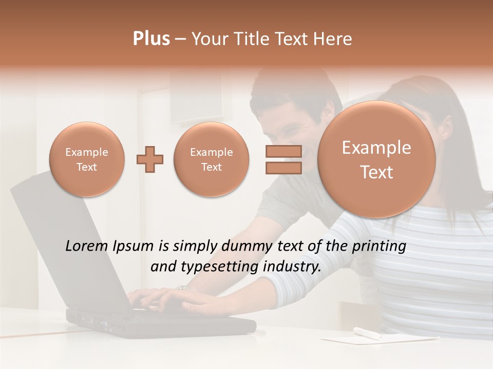 Graphic Typing Royaltyfree PowerPoint Template
