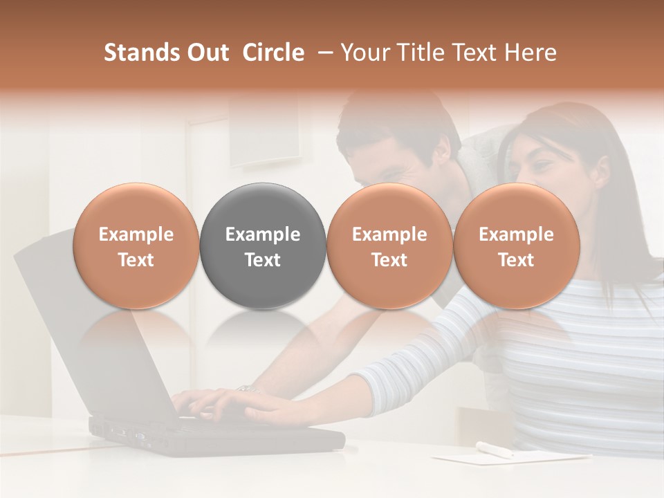 Graphic Typing Royaltyfree PowerPoint Template