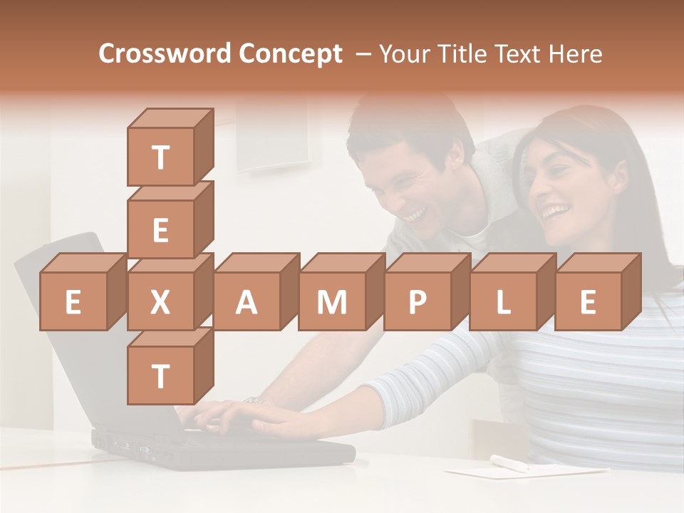 Graphic Typing Royaltyfree PowerPoint Template