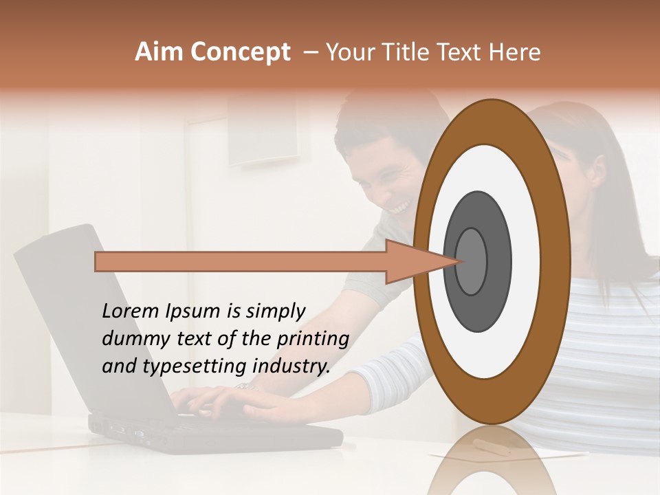 Graphic Typing Royaltyfree PowerPoint Template