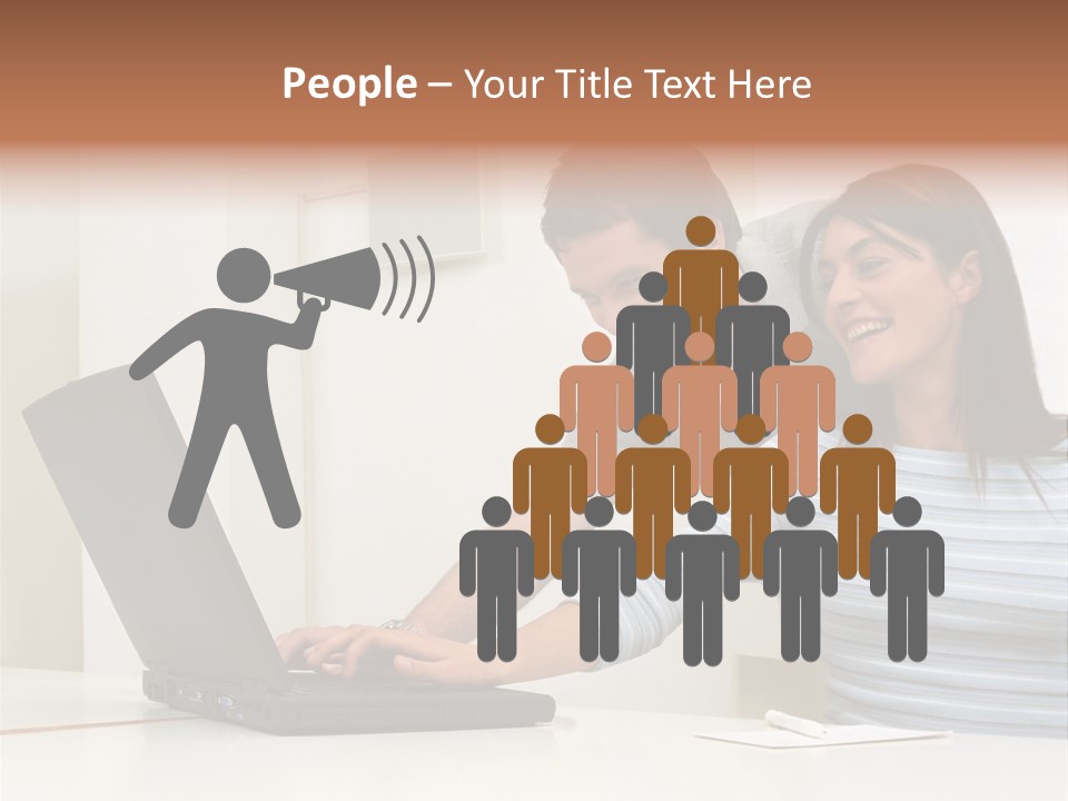 Graphic Typing Royaltyfree PowerPoint Template