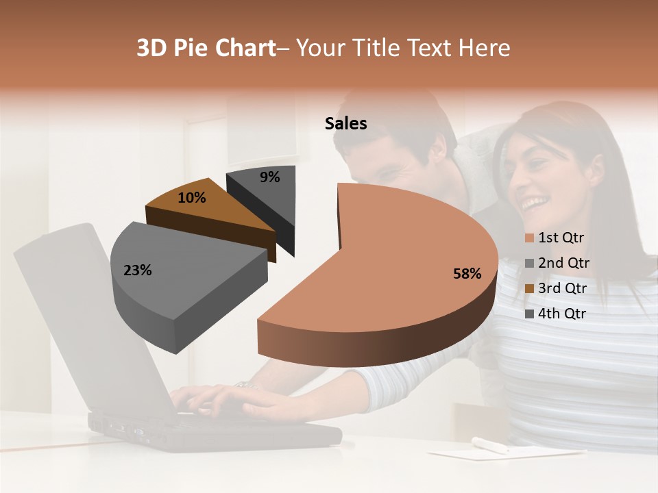 Graphic Typing Royaltyfree PowerPoint Template