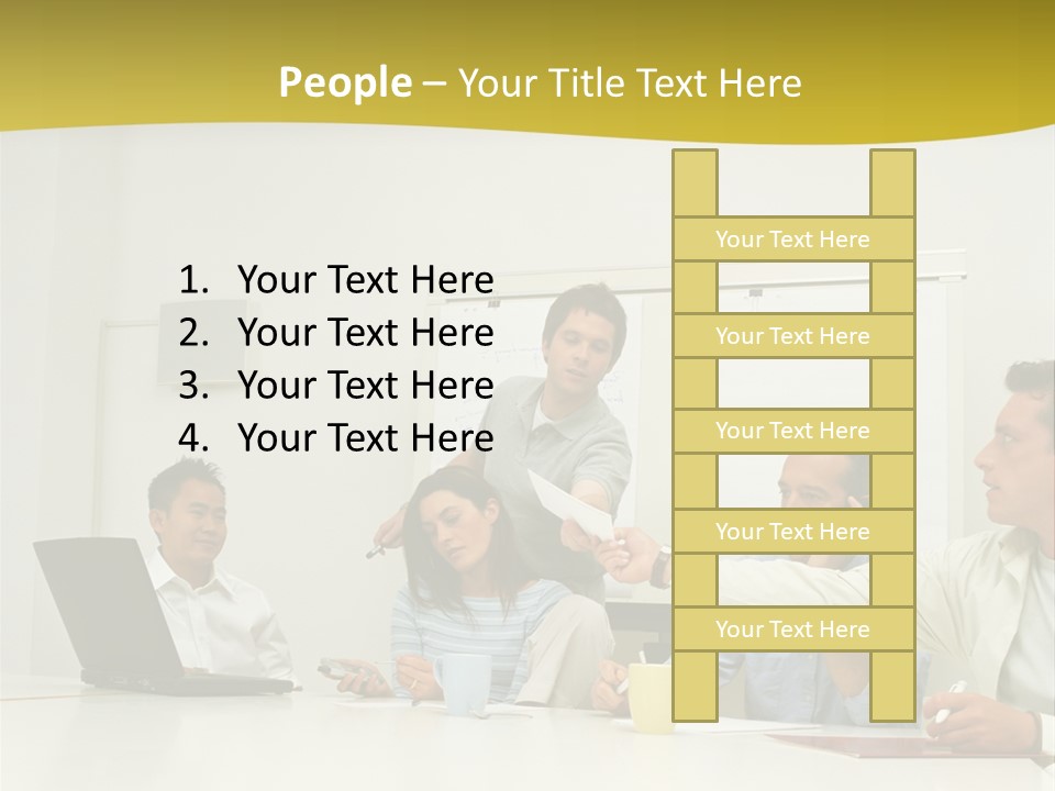 Occupation Youngman Stockphotos PowerPoint Template