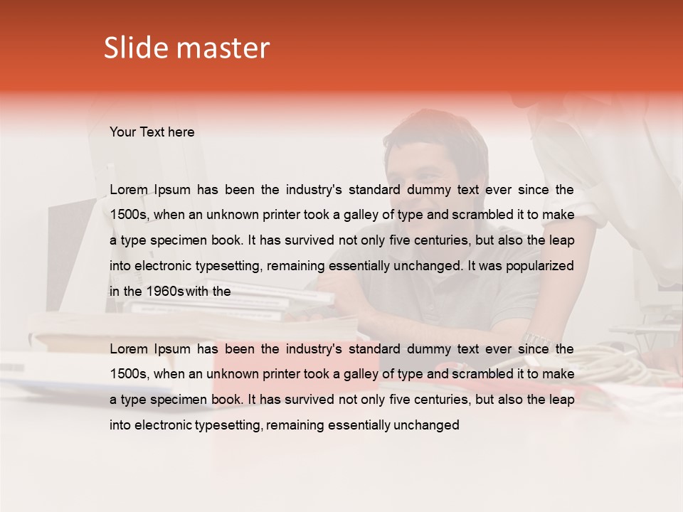 Stockphotos Mid Officeinterior PowerPoint Template