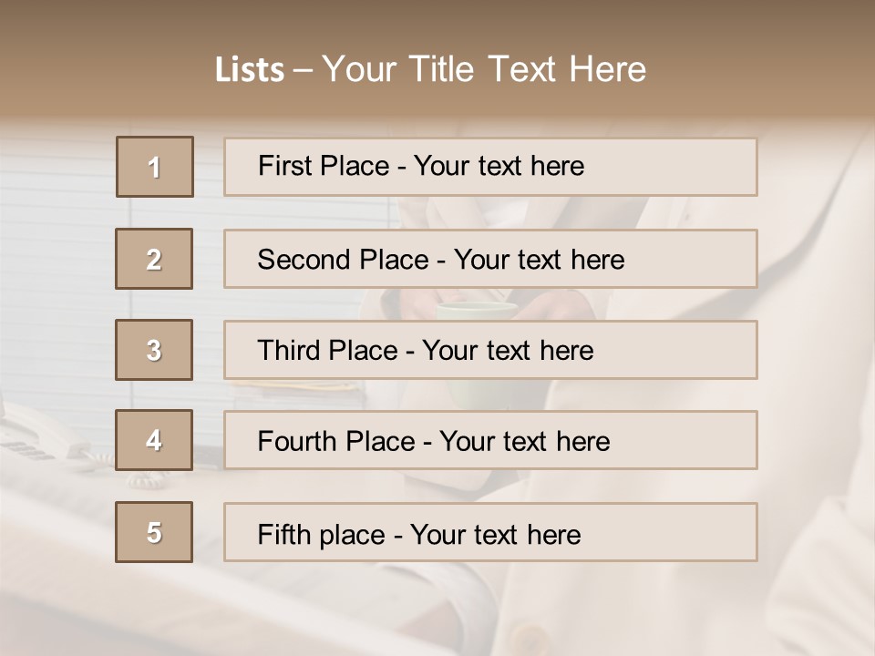 Stockphotographs Ages Standing PowerPoint Template