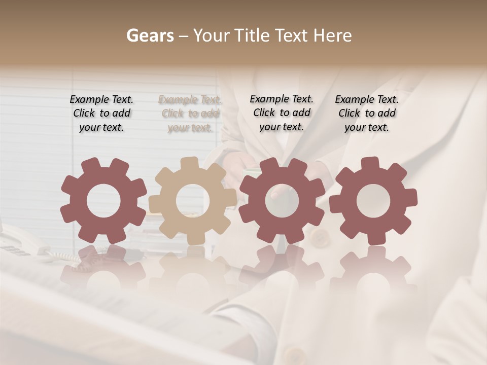 Stockphotographs Ages Standing PowerPoint Template