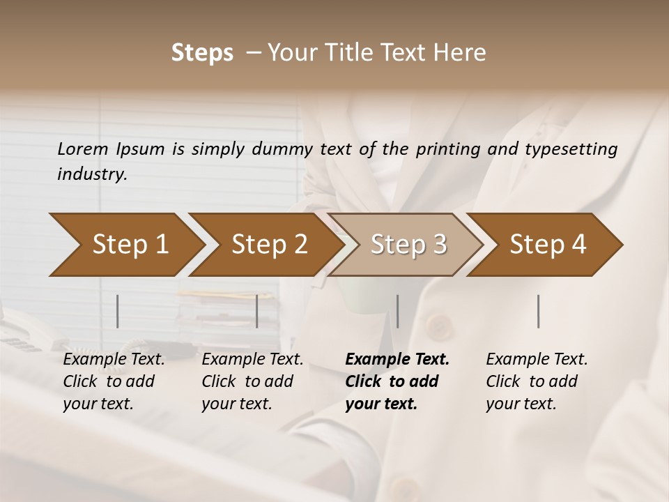 Stockphotographs Ages Standing PowerPoint Template