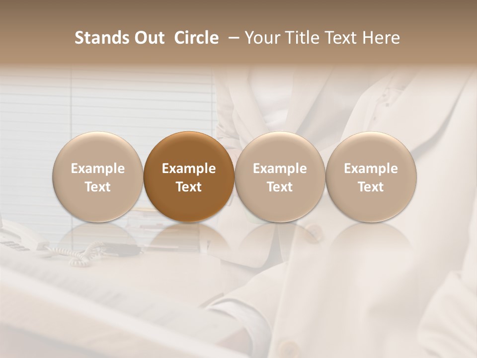 Stockphotographs Ages Standing PowerPoint Template