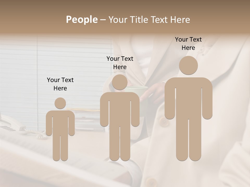 Stockphotographs Ages Standing PowerPoint Template