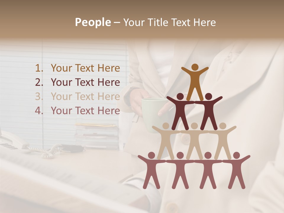 Stockphotographs Ages Standing PowerPoint Template