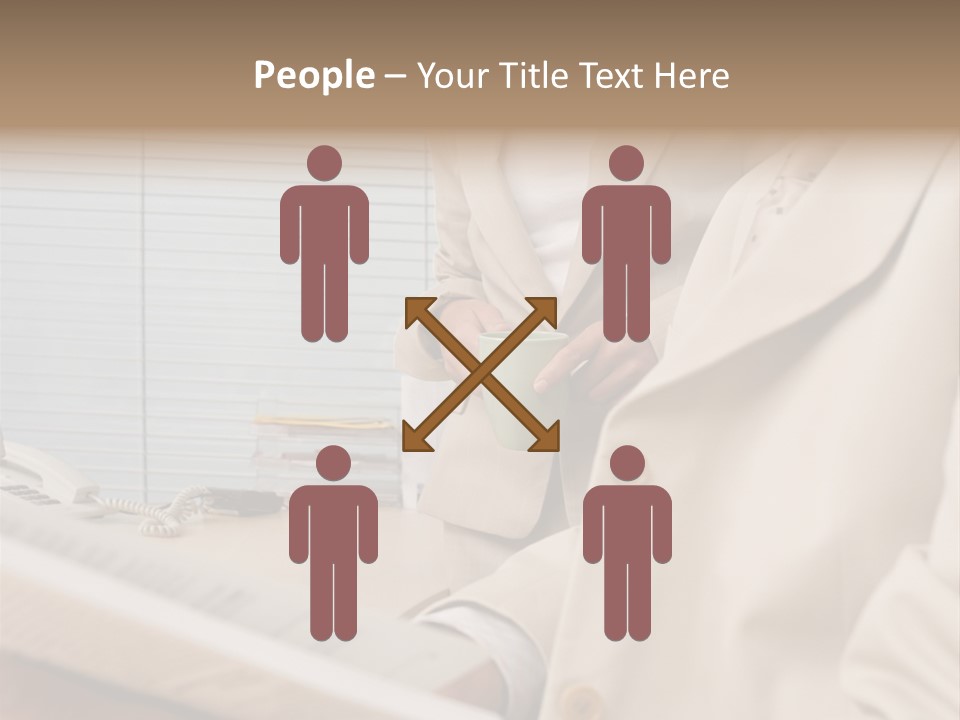 Stockphotographs Ages Standing PowerPoint Template