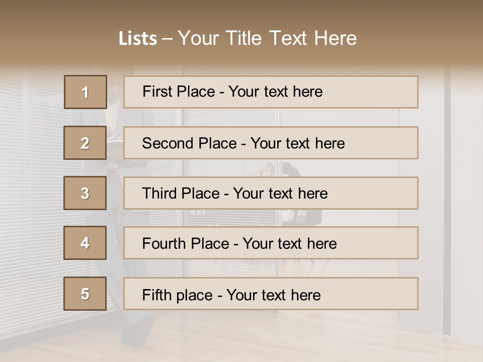 Adult Occupation Shirt PowerPoint Template