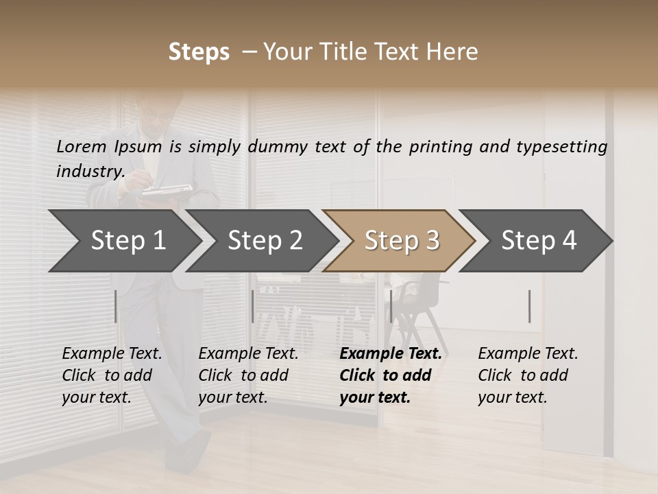 Adult Occupation Shirt PowerPoint Template