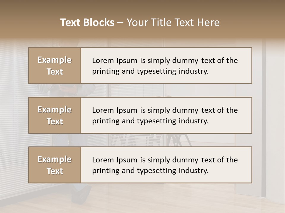 Adult Occupation Shirt PowerPoint Template