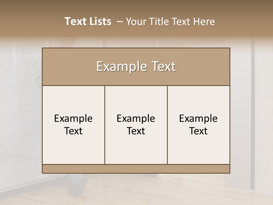 Adult Occupation Shirt PowerPoint Template