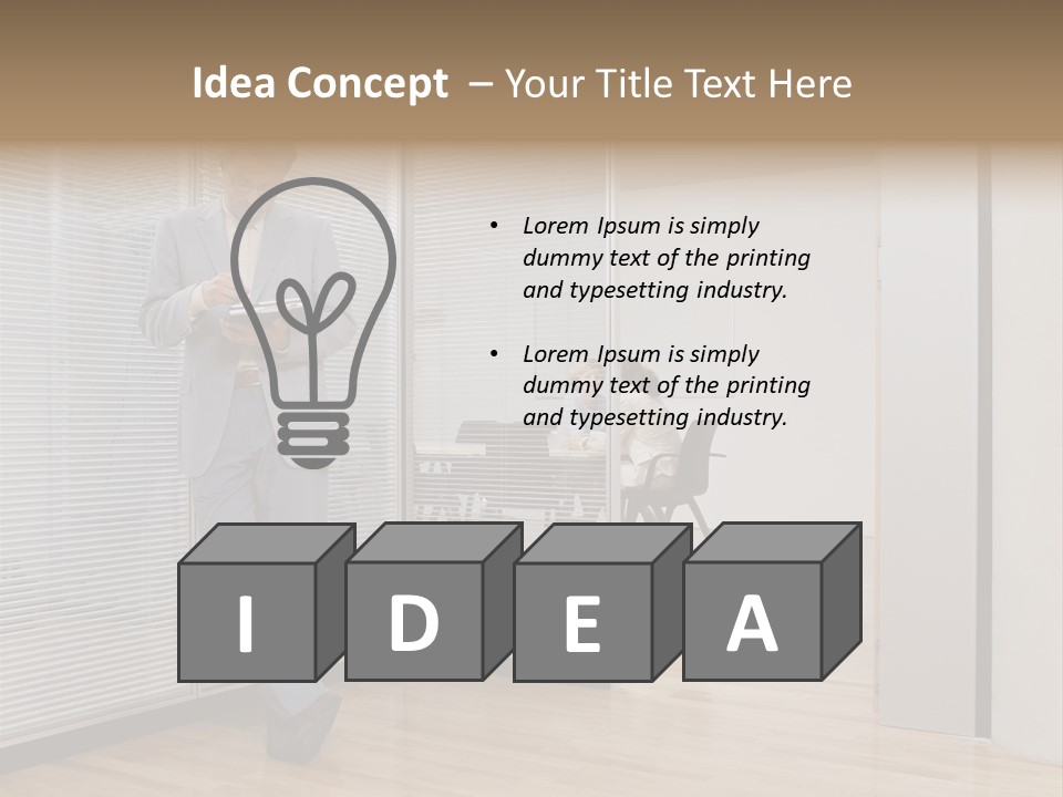 Adult Occupation Shirt PowerPoint Template