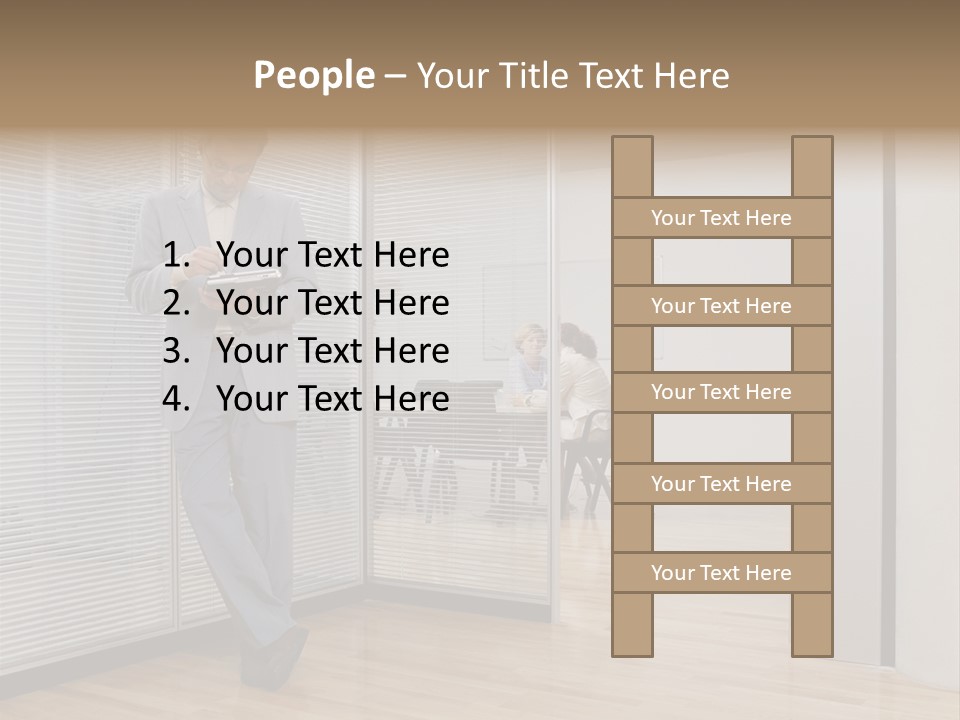 Adult Occupation Shirt PowerPoint Template