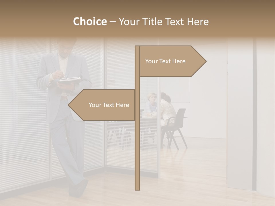 Adult Occupation Shirt PowerPoint Template