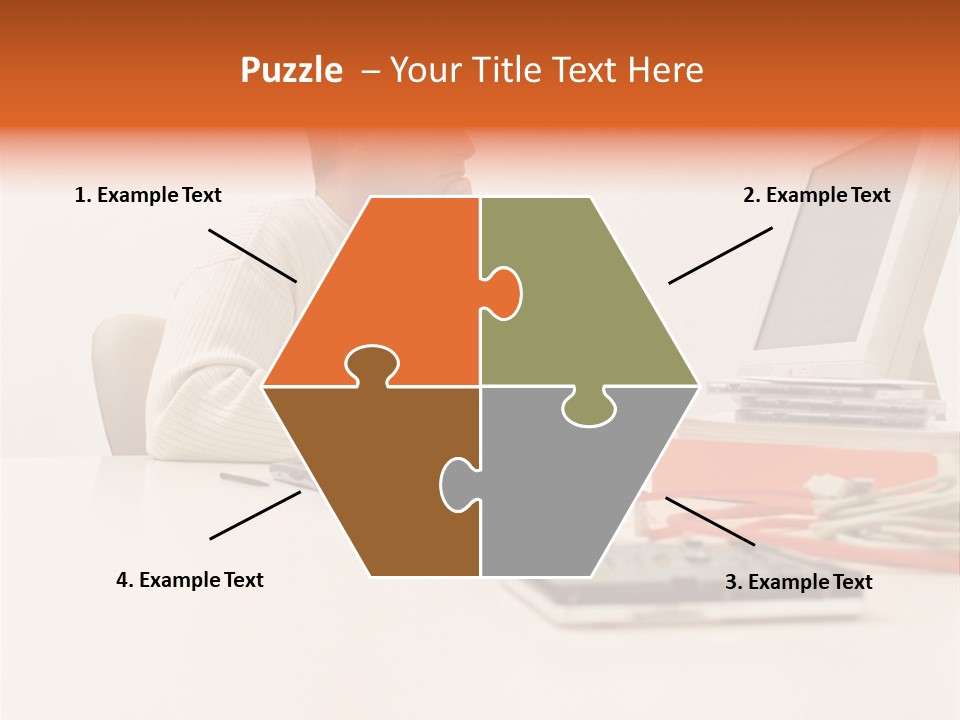 Royaltyfreephoto Posters Computer PowerPoint Template