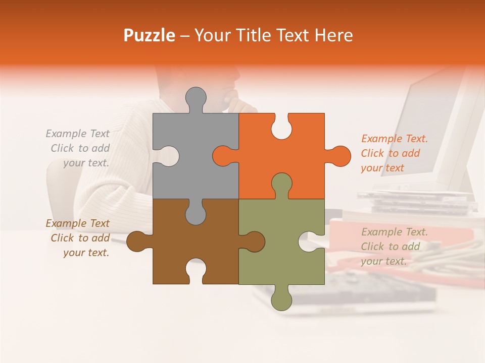 Royaltyfreephoto Posters Computer PowerPoint Template