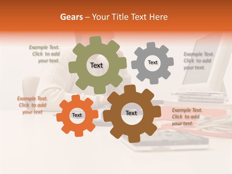 Royaltyfreephoto Posters Computer PowerPoint Template