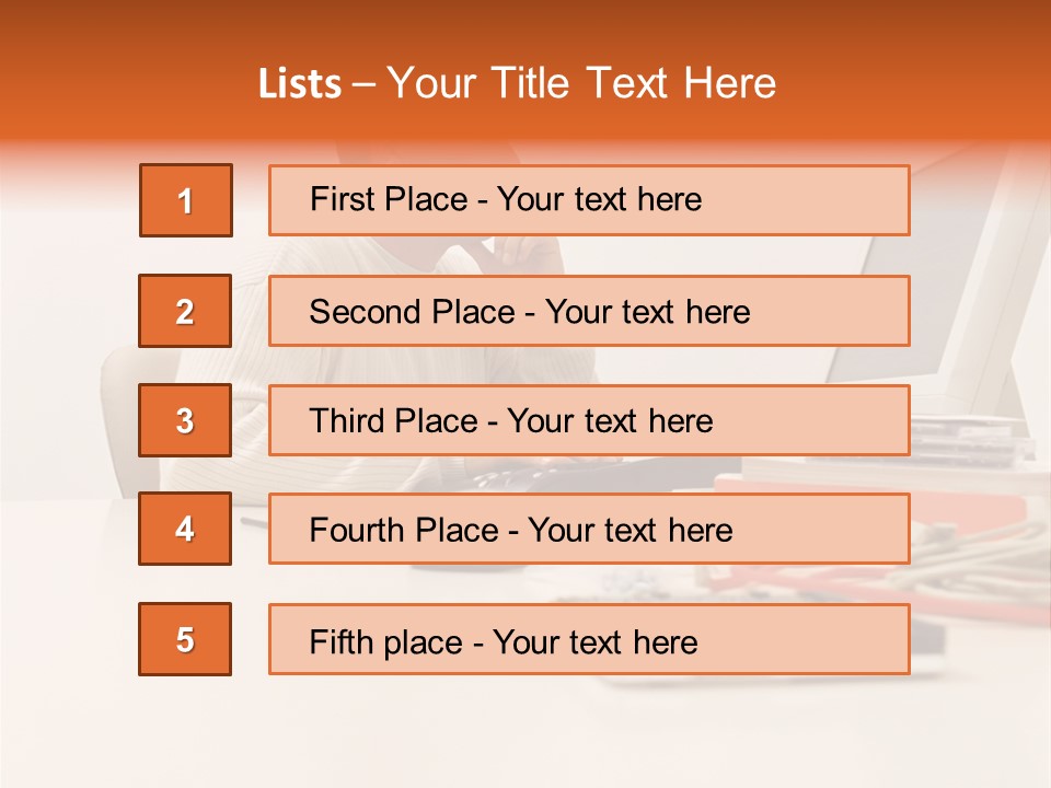 Royaltyfreephoto Posters Computer PowerPoint Template