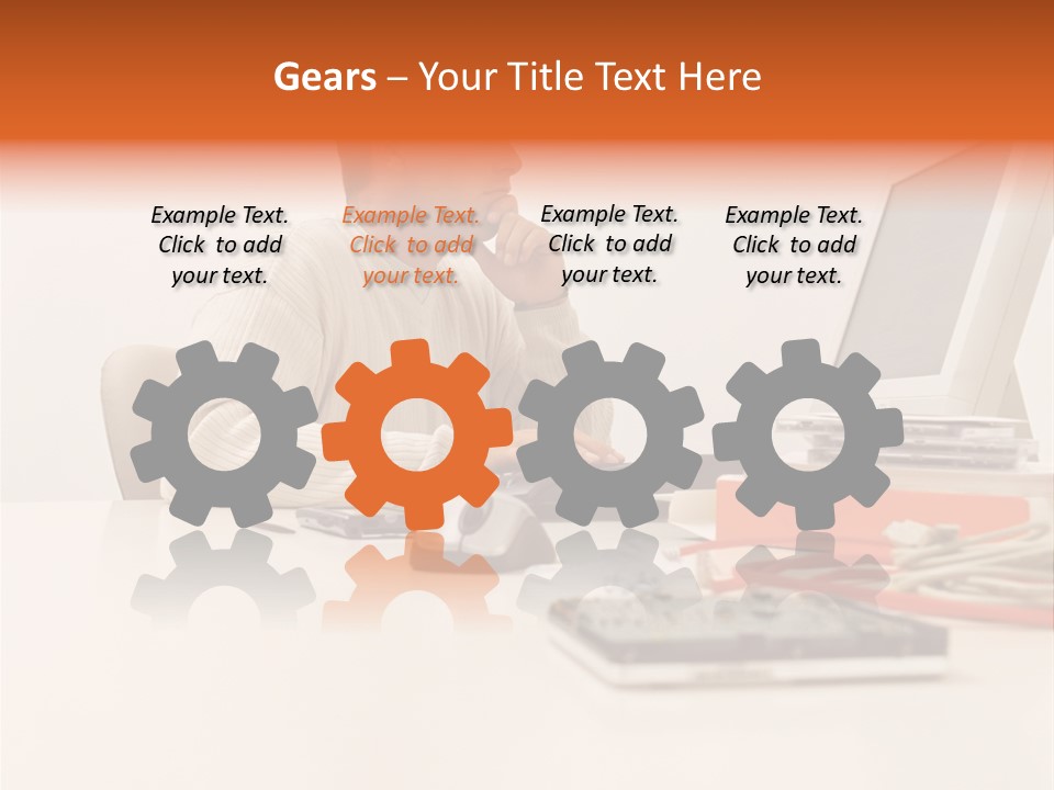 Royaltyfreephoto Posters Computer PowerPoint Template