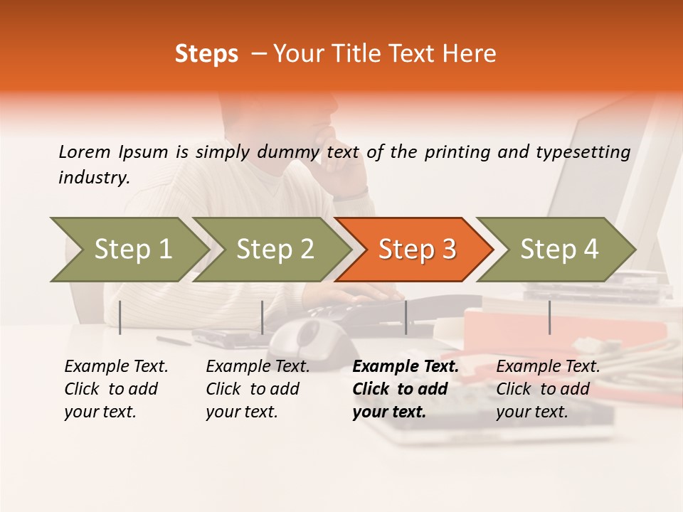Royaltyfreephoto Posters Computer PowerPoint Template