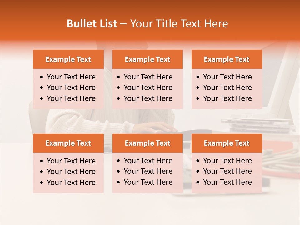 Royaltyfreephoto Posters Computer PowerPoint Template