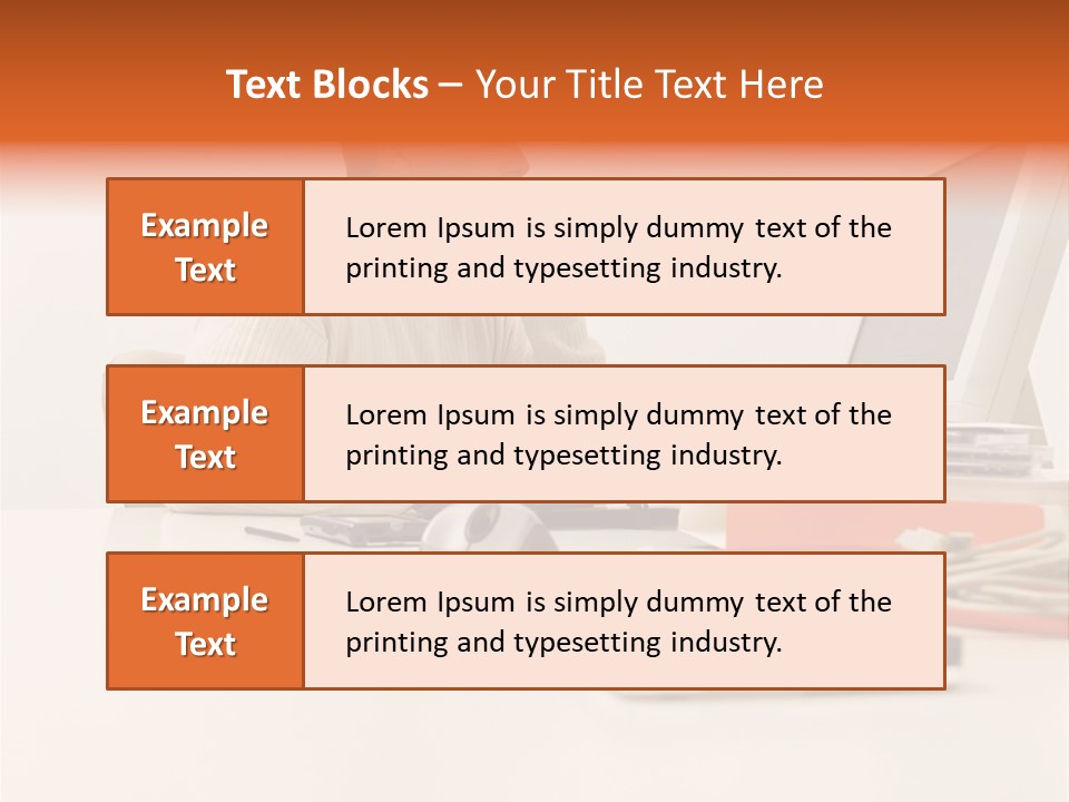 Royaltyfreephoto Posters Computer PowerPoint Template
