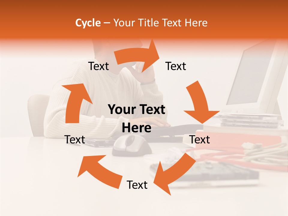 Royaltyfreephoto Posters Computer PowerPoint Template