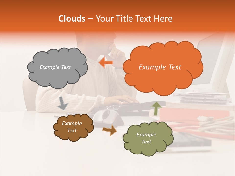 Royaltyfreephoto Posters Computer PowerPoint Template