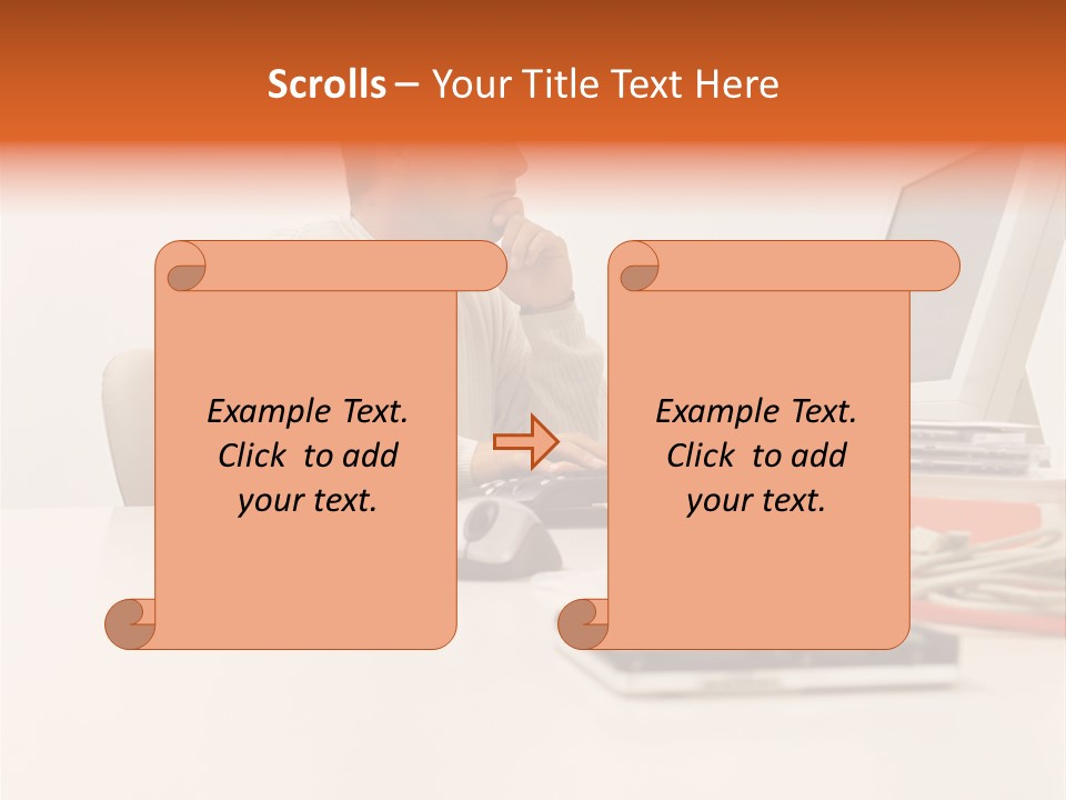 Royaltyfreephoto Posters Computer PowerPoint Template