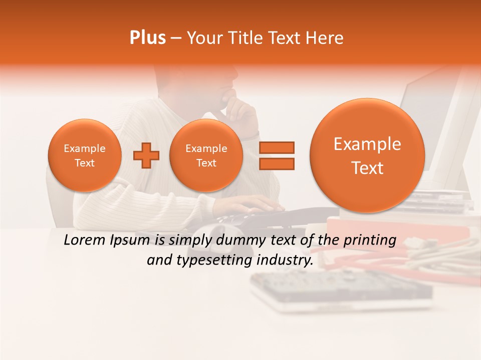 Royaltyfreephoto Posters Computer PowerPoint Template
