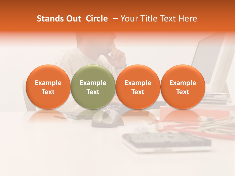 Royaltyfreephoto Posters Computer PowerPoint Template