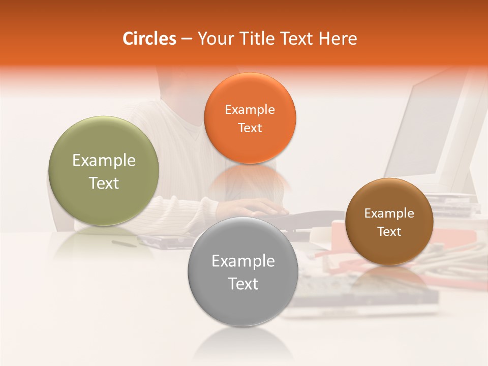 Royaltyfreephoto Posters Computer PowerPoint Template