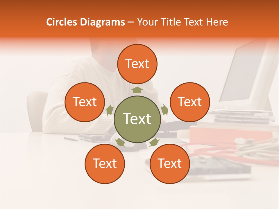 Royaltyfreephoto Posters Computer PowerPoint Template