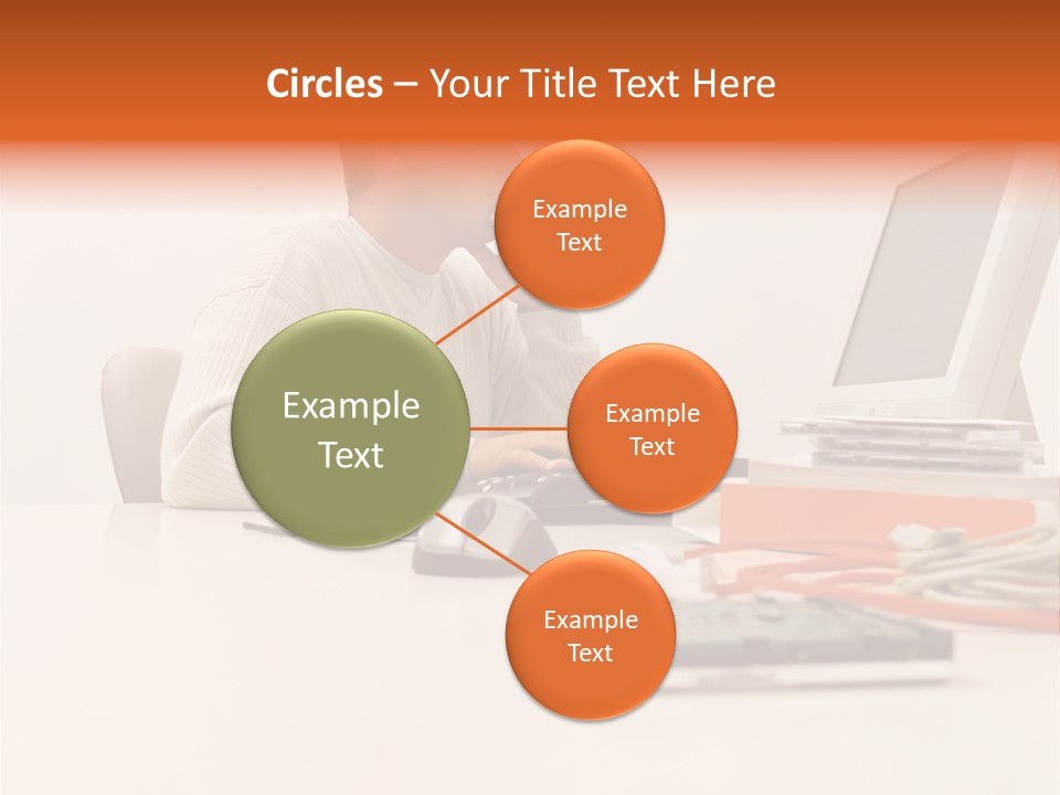 Royaltyfreephoto Posters Computer PowerPoint Template