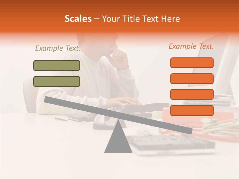 Royaltyfreephoto Posters Computer PowerPoint Template