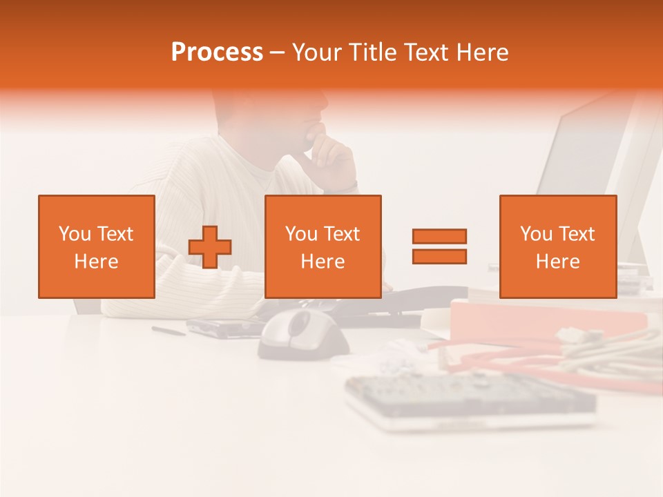 Royaltyfreephoto Posters Computer PowerPoint Template