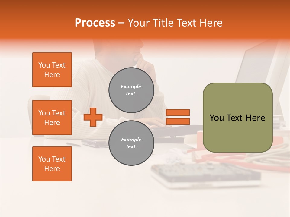 Royaltyfreephoto Posters Computer PowerPoint Template